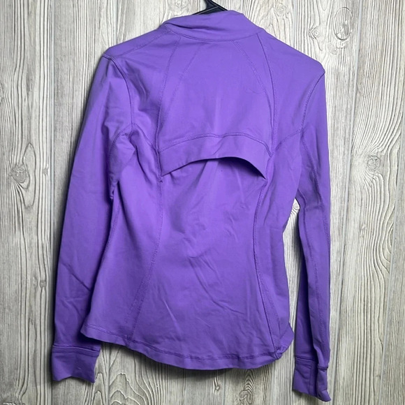 Kirkland Size M Zip Up Purple Trim Jacket Sports Women Athletic Gym - Picture 3 of 3